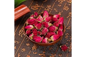 MEENA Premium Dried Flower Tea - Potpourri Craft Natural Wedding Confetti[25 Grams,Rose Buds]
