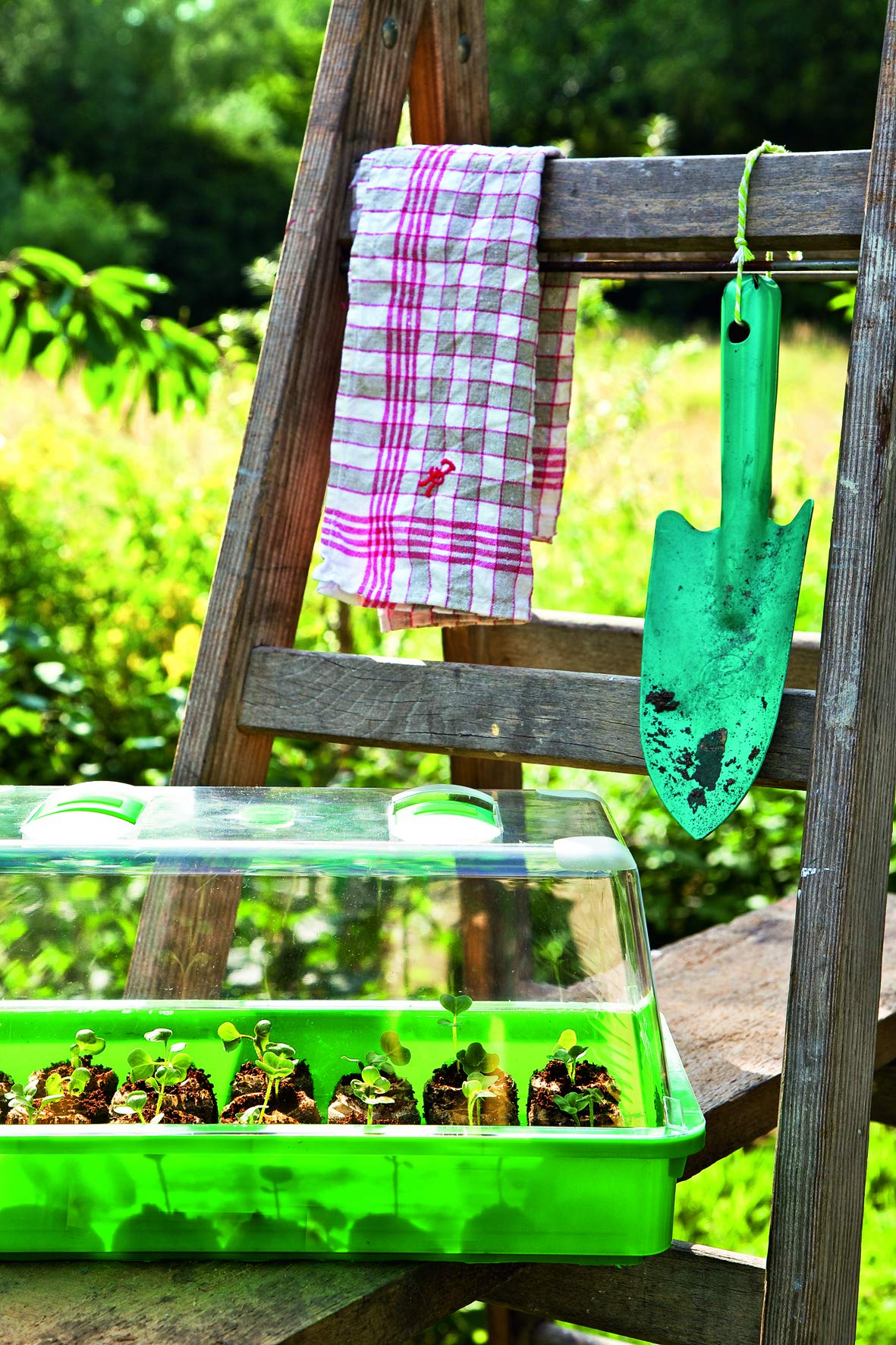 Romberg Serra M (cavità per pastiglie Sorgente, grondaie, Coperchio con Fori di aerazione e cursore) Verde