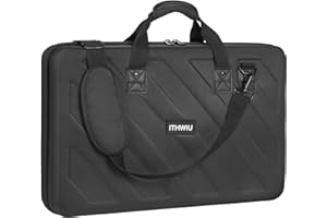 FREEAMG Étui de Contrôleur DJ, 58x37x9 Étui de Transport en EVA pour Pioneer DDJ-SR/SR2, Pioneer DDJ-REV1, Denon MC4000, Numark NVII, Numark NVII Mixtrack Pro 3, NV/Platinum, Hercules Inpulse 500