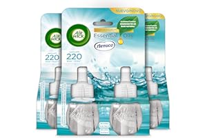 Air Wick Eléctrico - Recambios de ambientador, esencia para casa con aroma a nenuco, pack de 6 uinidades (El embalaje puede variar)