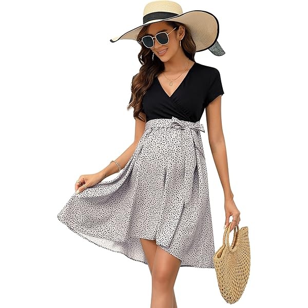 Gonna Maternità Herzmutter A Matita - Mini Con Doppio Strato Sulla Pancia, Viscosa Elastan - Foto 10