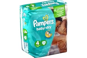 PAMPERS Baby Dry Taille 4 (Maxi) 7 a 18 kg couches