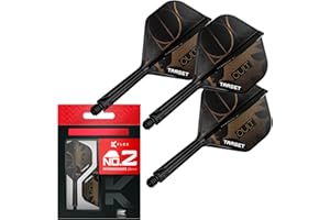 ‎TARGET DARTS Target Darts K-Flex Cult Dart-Flights und Schäfte, No. 2/No. 6 | 3er-Set K-Flex mit integriertem Flight und Schaft, All-in-one-Schaft – erhältlich in den Längen Short, Intermediate und Medium