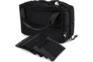 Koolertron Padded DSLR Camera Insert Shockproof Camera Bag Insert Camera Partition Protective Bag Compatible with Sony Nikon DSLR Shot Or Flash Light