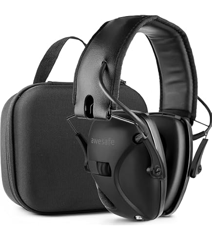 Casque Antibruit électronique ZOHAN 054 - SNR 27 DB, Amplification Son, Pour Chasse, Tir, Chantier - 9