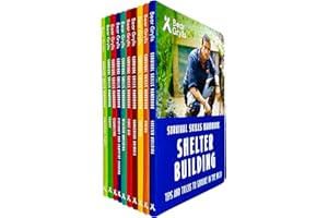 Bear Grylls Survival Skills Handbook Series 10 Books Collection Set (Dangerous Plants, Forest, Signalling, Weather Watching, First Aid, Hiking, Tracking & MORE!)