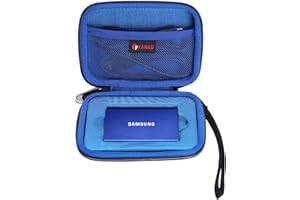 Etui na Samsung T7, T7 Touch Portable SSD 1 TB 2 TB zewnętrzny SSD firmy XANAD Case etui kieszeń na dysk twardy, Blu