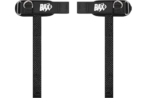 Ekkovision Weight Lifting Strap Bax Logo Cuffed With D Ring