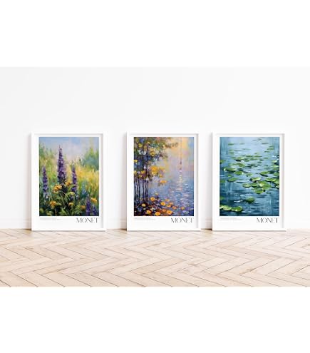 Wee Blue Coo Monet London Parliament Winter Kunstdruck – 30x41 Cm (12x16 Zoll), Hochwertiger Art Print