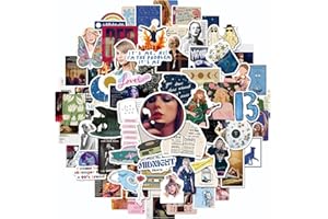 ETHEL 100pcs Popular Music Stickers Waterproof Vinyl Decals for Water Bottle Laptop Guitar Car Luggage Skateboard Manga Gifts for Teens Girls Boys