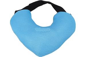 CHICIRIS Poduszka do mastektomii, miękka oddychająca poduszka pod pachy, szeroko stosowana do łagodzenia nacisku na regenerację (niebieska)
