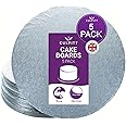 Culpitt Cake Board, Cake Drum, Silver, 11 Inch (279mm) Round, 0.5 Inch (13mm) Thick, (Pack of 5 Boards), RWD11F