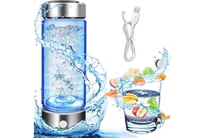 Hoidokly Bouteille d'eau d'hydrogène avec technologie PEM-SPE, générateur de bouteille d'eau portable à hydrogène, machine à eau rechargeable