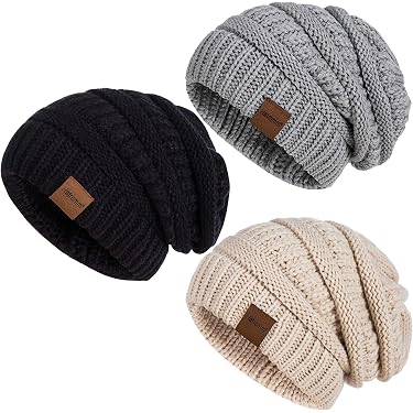 Blaue Game-Controller-Wintermütze, Warme Strickmü Produktbild-Vorschau 3