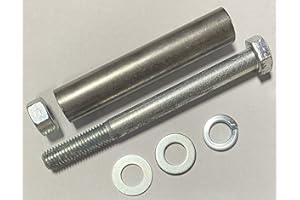 Rollentechnik Asse Ø 20 mm x 89 mm in acciaio zincato M12 – Ruota per carriola – Accessori/asse di ricambio da 20 a 12 / set di assi per ruote da 400 mm