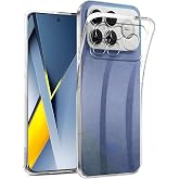 Ehr. Xiaomi Redmi K90 Pro Max ve Poco F8 Ultra ile Uyumlu Kamera Korumalı Darbe &Ouml;nleyici Ultra Slim Soft TPU Şeffaf Silikon K