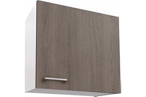 Berlioz Creations – Mueble de Cocina con 1 Puerta, Paneles de partículas, Roble, 60 x 33,3 x 55,4 cm