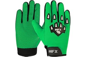 WFX Motorcycle Gloves Child Kids Full Finger MX Motocross Gloves Breathable Children Motorbike Gloves Dirty Bike Quad Road Racing Riding Cycling Climbing for young youth