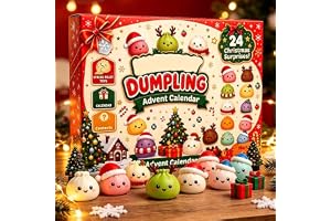 Adventskalender Mini Squishies jul 2026, 24 dagars nedräkning för vuxna