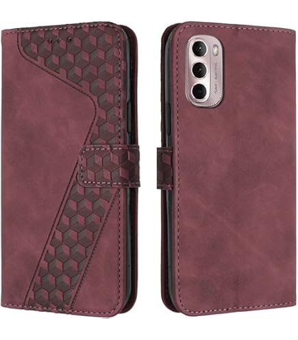 GOKEN Leder-Folio-Hülle Für Vivo Y21s / Y21 / Y33s – Brieftaschen-Case Mit Kartenfächern & Standfunktion – Schwarz