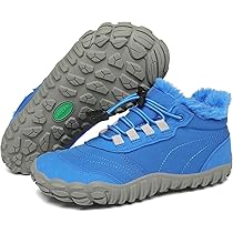 YCYATS Barfuß-Winterstiefel Kinder - Wasserdicht & Warm Gefüttert