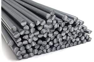 AZ-REPTEC Alambre de soldadura de plástico PVC-U duro 3mm Redondo Gris 25 barra
