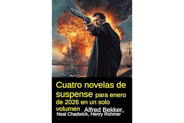Cuatro novelas de suspense para enero de 2026 en un solo volumen