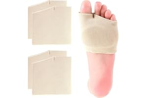 Tpubmity Almohadillas Para Pies,Almohadilla Metatarsal de Tela Suave,Almohadillas Metatarsianas,Plantillas para Pies, Ampollas y Callosidades,Almohadilla Metatarsal de Protecci贸n Dedos Pie,M (35-39)
