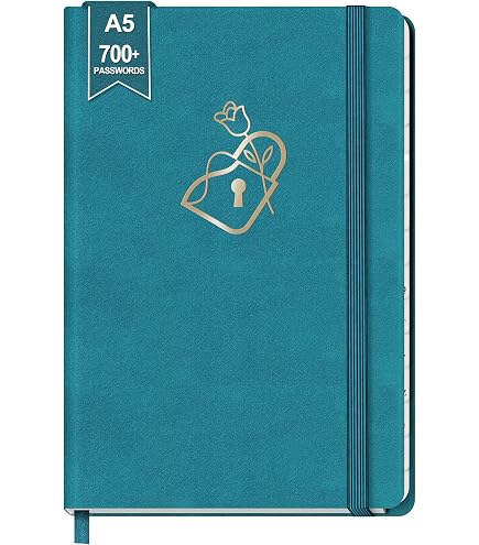 Kcvzitrds Passwortbuch Mit Alphabetischen Tabs Für Senioren, Passwort- Notizbuch Für Die Detaillierte Anmeldung Von Internet-Website-Adressen,C