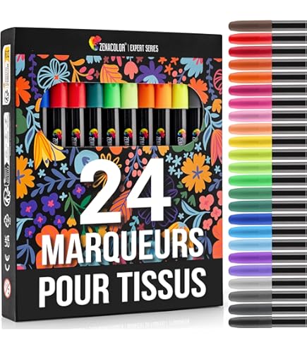 Yjcnelcr Lot De 10 Marqueurs Lavables Effaçables Pour Tissu Soluble Dans L' Eau - Fournitures De Couture Pour Matelassage