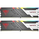 Patriot Viper Venom RGB DDR5 32GB (2 x 16GB) 7000MHz UDIMM Masa&uuml;st&uuml; Oyun Bellek KIT - PVVR532G700C32K