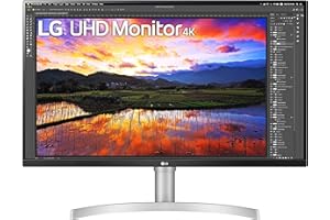 LG UHD Monitor 32UN650P, 32 Inch, 4K, 60Hz, 5ms GtG, IPS Panel, HDR 10, AMD FreeSync, Smart Energy Saving, HDMI, Displayport, White
