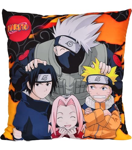 Naruto Shippuden Kissen Itachi Uchiha – 50 X 33 Cm, Weiß, Waschbar