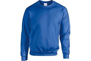 TICTEX Sweat Homme sans Capuche - Sweat-Shirt Col Rond en Coton Confortable - Idéal pour Le Quotidien et Le Travail - Disponible en Tailles S à 5XL