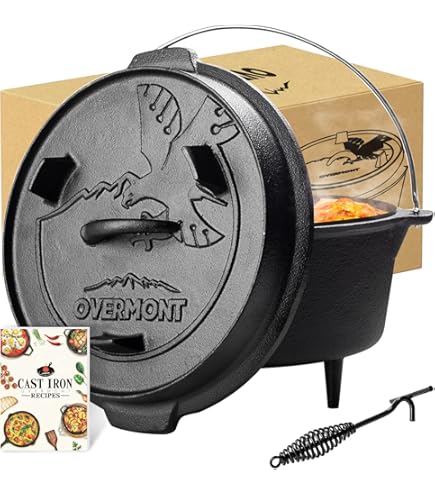TP BBQ Potjie Ketel, Zuid Afrikaanse Gietijzeren Vuurpan, Dutch Oven Met Deksel En Voeten Driepoots Kookpan Om Te Stoven Koken Als Campingaccessoire Voor Outdoor Ca 6 Liter Pot 2 3110464165 TP BBQ Potjie Ketel, Zuid Afrikaanse Gietijzeren Vuurpan, Dutch Oven Met Deksel En Voeten Driepoots Kookpan Om Te Stoven Koken Als Campingaccessoire Voor Outdoor Ca 6 Liter Pot 2 3110464165