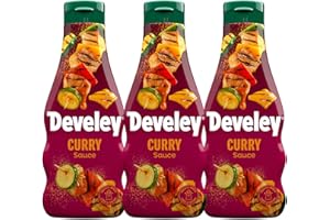 ‎DEVELEY DEVELEY 3er Saucen Bundle, 3 * 250ml, Curry Sauce, Squeeze-Flasche, Curry Dip