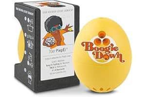 Brainstream A005389 PiepEi Voyage dans Le Temps années 70 | Minuterie | Trois mélodies pour différents degrés de Cuisson | Facile à Utiliser et avec Garantie Made in Germany de qualité