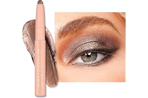 Oulac Brown Eyeshadow Pencil – Twist-Up Creamy Crayon, Waterproof Long Lasting Eye Makeup, Vegan & Cruelty-Free Eye Makeup, 1.25g, 15 Velvet Teddy