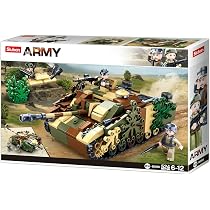 Sluban – Tank Allié – Jeu De Construction 742 Pièces Avec 3 Personnages Et Accessoires – Dès 6 Ans