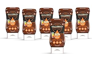 CALLOWFIT - Low Carb Sauce 0% Fat & Zucker - 6er Box 6 x 300ml Curry KETCHUP