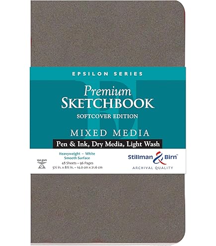 Stillman & Birn : Beta sketchbook: 5.5 x 8.5 inches hardbound 270 g/m²: natural white: cold pressed/rough
