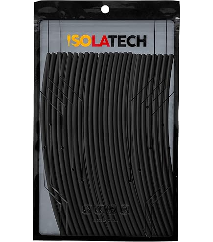 ISOLATECH Tubo Termorestringente A Metraggio Messa A Terra (verde/giallo) Senza Adesivo 10mm 10 Metri 2:1 Poliolefina Isolamento Cavi Non Etichettato Resistente Ai Raggi UV (10mm 10 Metri