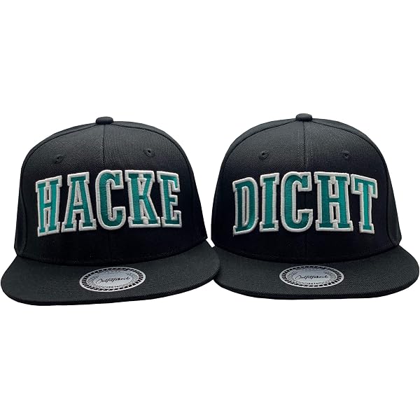 Outfitfabrik Snapback Cap „Ich Schwör, Ich Bin Lieb“ – Grau/schwarz, 3D-Stick, Verstellbar 52–61 Cm
