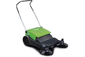 UNICRAFT Cleancraft 7304008 HKM 800 Balayeuse à main (2 balais latéraux, largeur 800 mm, entraînement manuel, réservoir de 40 l)