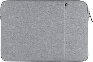 Chelory 13 14 Inch Laptop Sleeve Bag for 13 Inch MacBook Pro MacBook Air 14 inch MacBook Pro, 13.3 13.6 14 Inch Notebook Computer Ultrabook Shockproof Protective Cover iPad Tablet Carrying Case, Gray