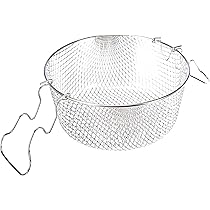 Pentolino Friggitrice Con Cestello, Mini Pentola Per Friggere In Acciaio Inox, Pentola Per Friggera Con Cestello E Pinza, Padella Friggitrica Con Cestelli, Pentole Per Friggeres Per Patatine Fritte