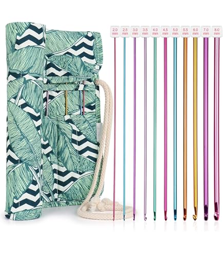 PRYM Tunisian Crochet Hook - 4mm 30cm Aluminum Hook With Color Coding