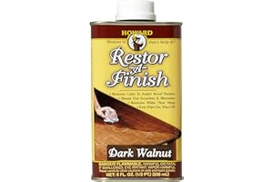 HOWARD PRODUCTS Howard Restor-A-Finish Dark Walnut RF6008 Restore The Original Finish on Wooden Furniture 236ml
