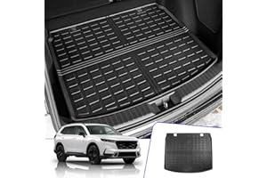 Rongtaod Cargo Mat Compatible with 2023 2024 Honda CRV Hybrid Cargo Liner Trunk Mat TPE All Weather Trunk Liner Honda CR-V Accessories (Upper Deck, Trunk Mat)