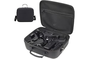 RC GearPro Ronin RS 3 Mini Tragetasche Aufbewahrung Tasche Hartschale Box Handgerät 3-Achsen Kardanischer Stabilisator Zubehör Reisekoffer Tragbar Reisen Umhängetasche für DJI Ronin RS 3 Mini